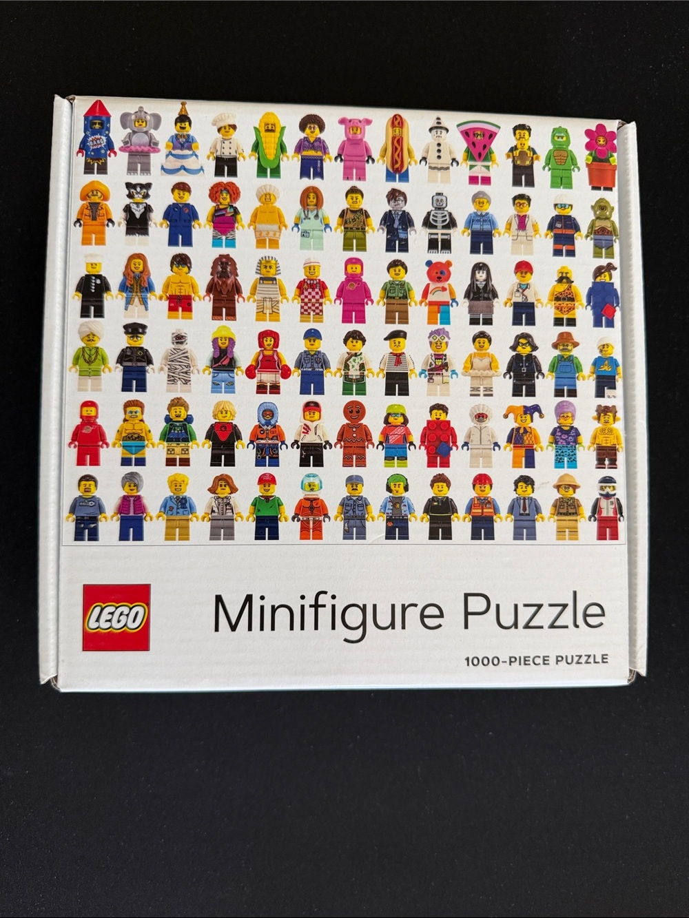 LEGO Multicolor Minifigure Puzzle Box - White Background